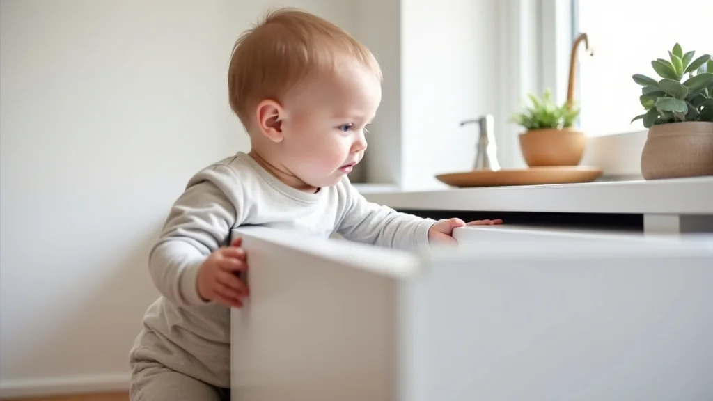 Baby Proofing Cabinets and Drawers Safely